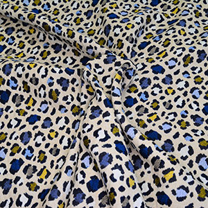 Jacquard de coton imprimé