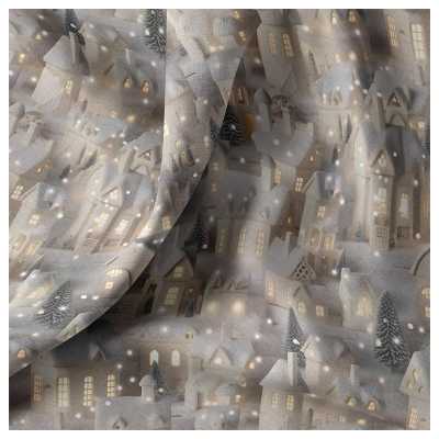 TISSUS COTON IMPRIME REVEILLON