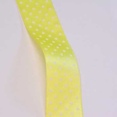 RUBAN SATIN PETITS POIS 38mm