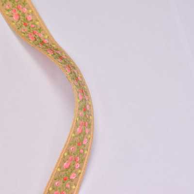 GALON BRODE FLEURS 19mm