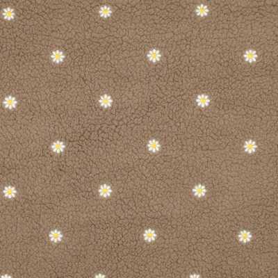 TISSUS BOUCLETTE BRODEE FLEURS