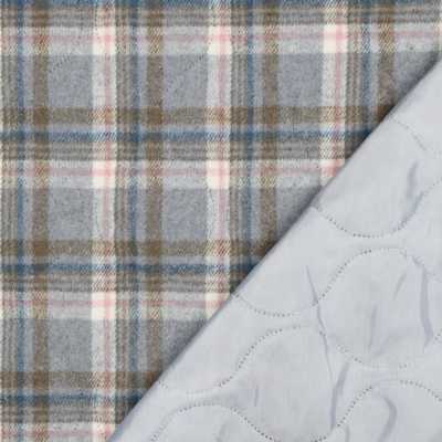 TISSUS MATELASSE REVERSIBLE GRIS
