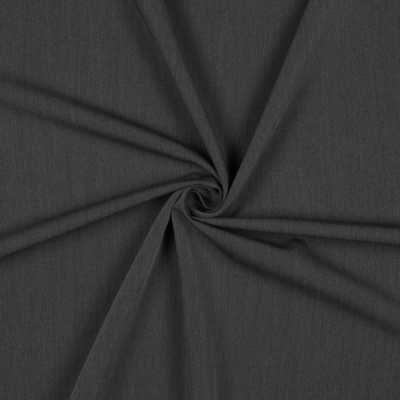 TISSUS GABARDINE GRIS FONCE