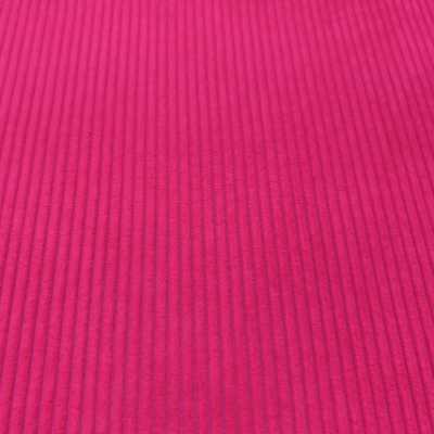 TISSUS VELOURS COTELE HUGGY ROSE FUSCHIA