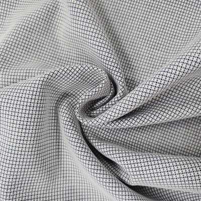 TISSUS POUR CHEMISE CHEMISIER COTON NOIR BLANC