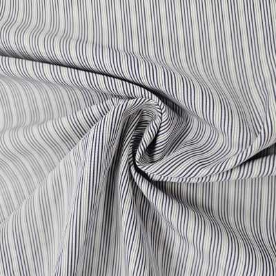 TISSUS POUR CHEMISE CHEMISIER COTON BLEU MARINE