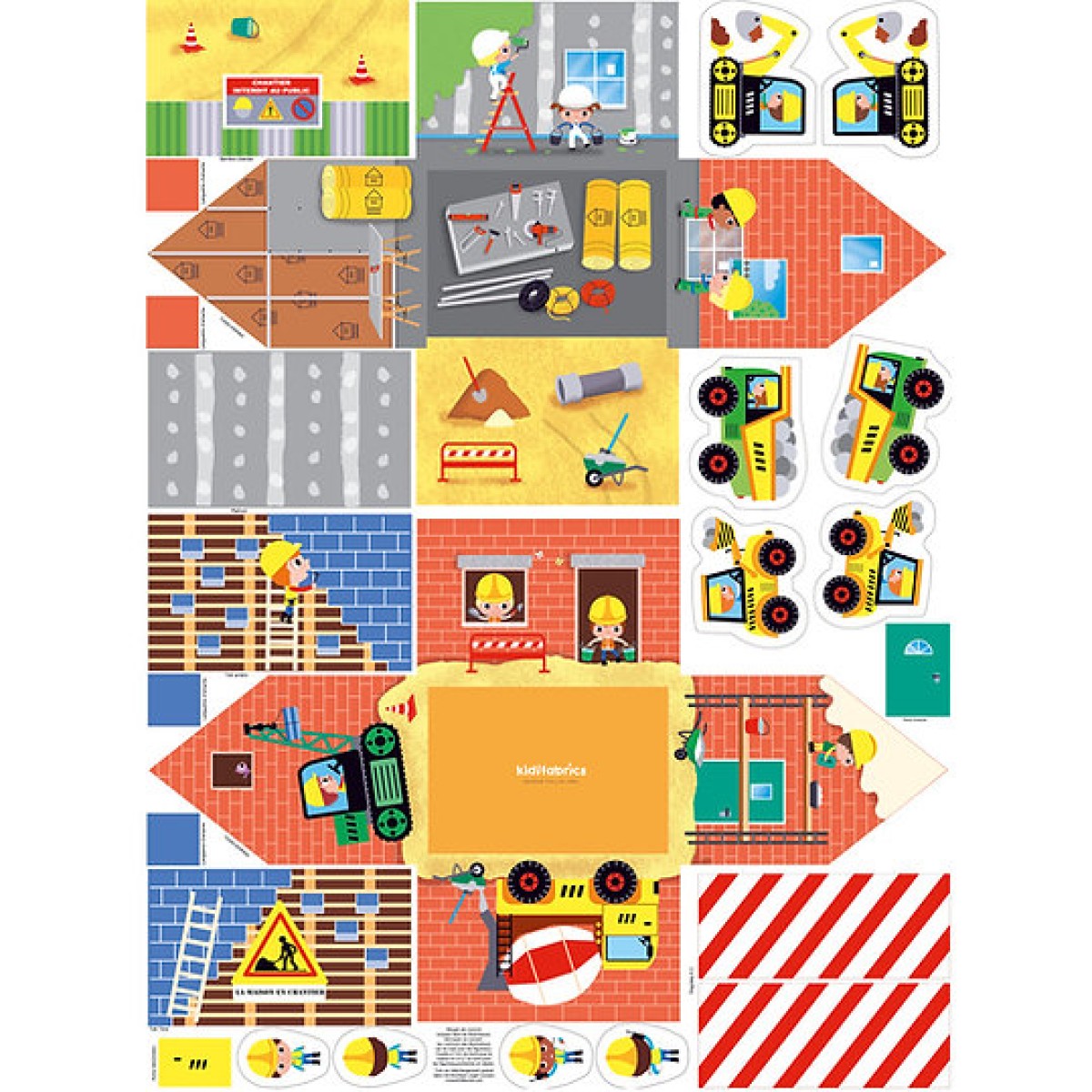 LA MAISON EN CHANTIER A COUDRE