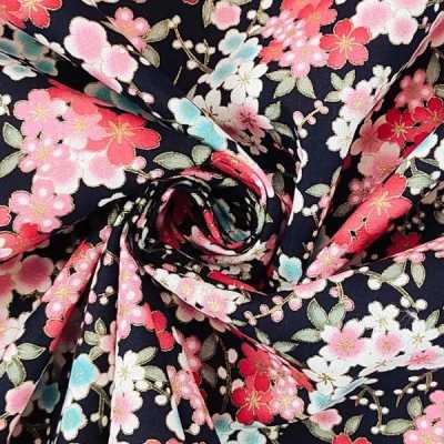 TISSUS COTON IMPRIME FLEURS