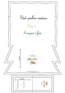 Patron couture gratuit sac sapin de noël