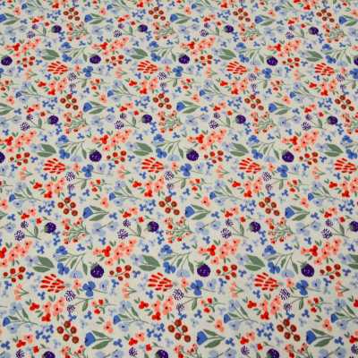 TISSUS COTON IMPRIME FLEURS