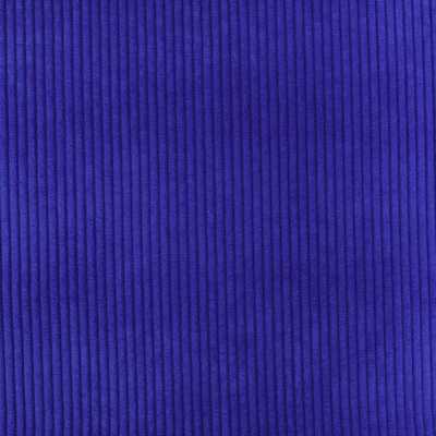 TISSUS VELOURS CÔTELÉ HUGGY BLEU ROY