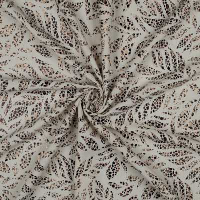 TISSUS LIN VISCOSE LEOPARD