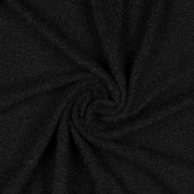 TISSUS BOUCLETTE NOIR