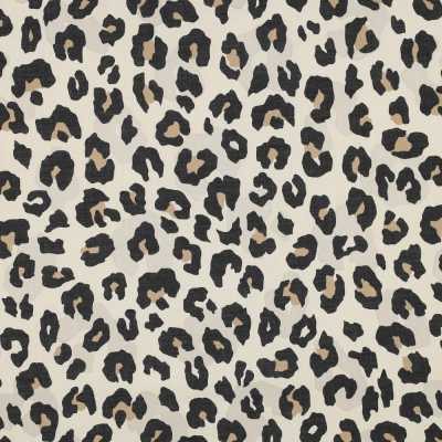 TISSUS COTON IMPRIME LEOPARD