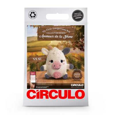 KIT CROCHET AMIGURUMI VEAU