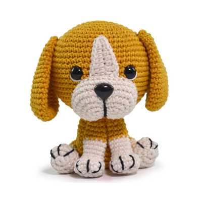 KIT CROCHET AMIGURUMI CHIEN BEAGLE