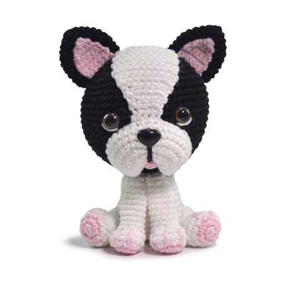 KIT CROCHET AMIGURUMI BOULEDOGUE