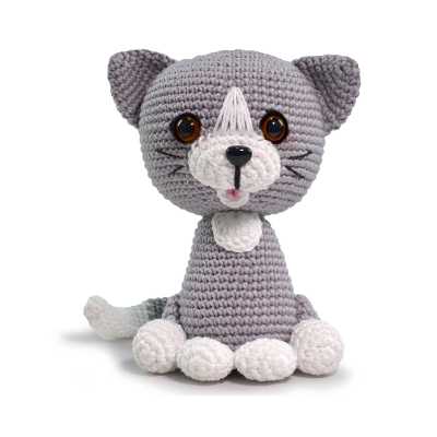 KIT CROCHET AMIGURUMI CHAT PERSAN