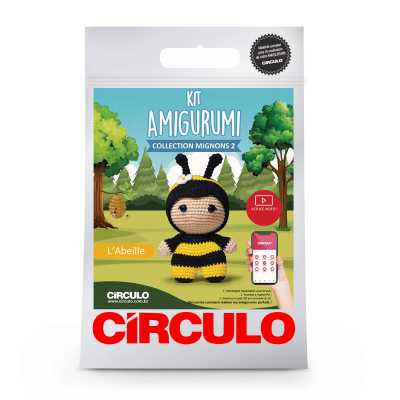 KIT CROCHET AMIGURUMI ABEILLE