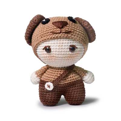 KIT CROCHET AMIGURUMI CHIOT