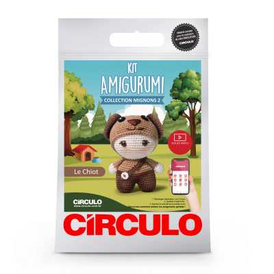 KIT CROCHET AMIGURUMI CHIOT