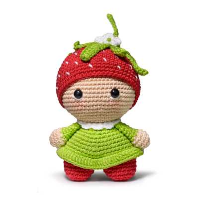 KIT CROCHET AMIGURUMI FRAISE