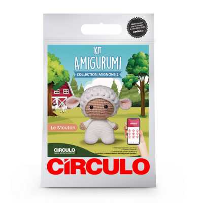 KIT CROCHET AMIGURUMI MOUTON