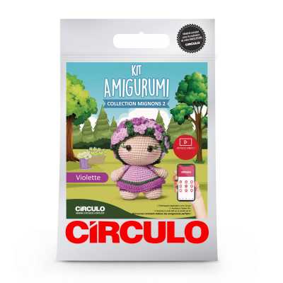 KIT CROCHET AMIGURUMI VIOLETTE