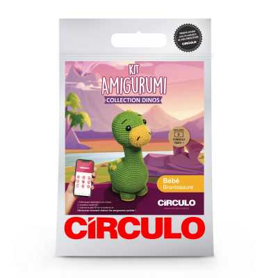 KIT CROCHET AMIGURUMI BRONTOSAURE