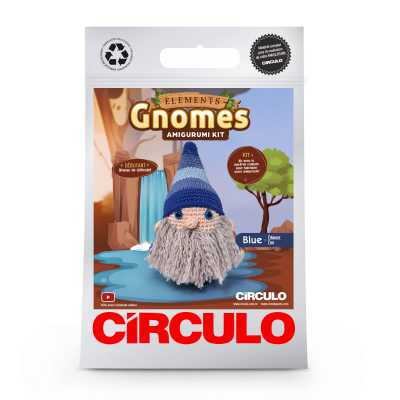 KIT CROCHET AMIGURUMI GNOME EAU