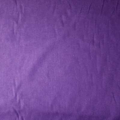 TISSUS COTON UNI AUBERGINE