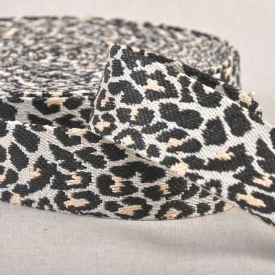 SANGLE LEOPARD NOIR 38MM