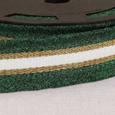 SANGLE FRANGETTE VERT KAKI 50MM