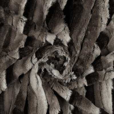 TISSUS FOURRURE MARRON