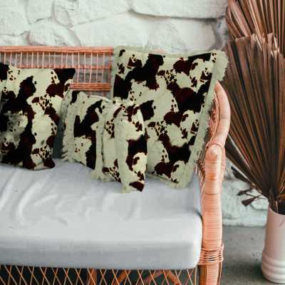 TISSUS FOURRURE PEAU DE VACHE