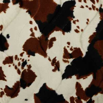 TISSUS FOURRURE PEAU DE VACHE
