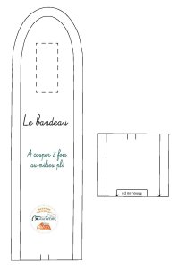 Patron couture gratuit bandeau