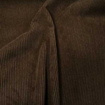 TISSUS VELOURS CÔTELÉ HUGGY CHOCOLAT