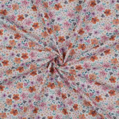 TISSUS COTON FLEURS