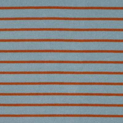 TISSUS EPONGE RAYURES BLEU MARRON