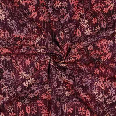 TISSUS VISCOSE BATIK CERISE