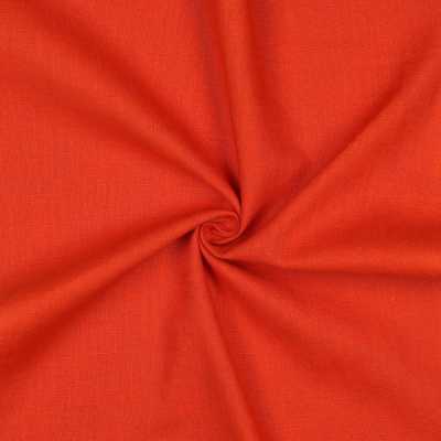 TISSUS LIN LAVE ORANGE