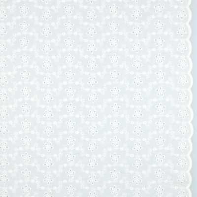 TISSUS BRODERIE ANGLAISE FLEURS