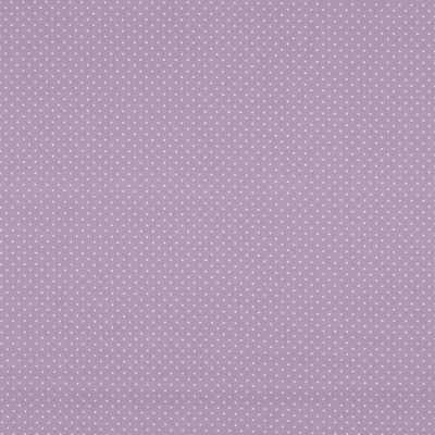 TISSUS COTON POIS LILAS