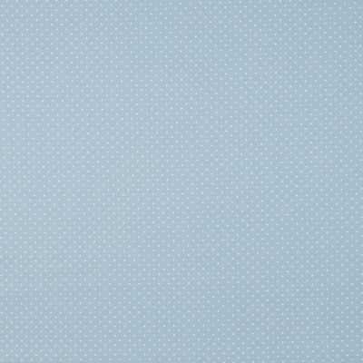 TISSUS COTON POIS BLEU CLAIR