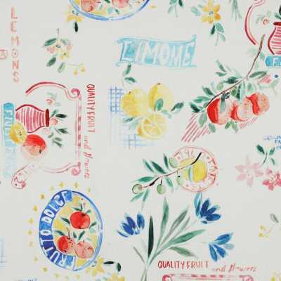 TISSUS TOILE CANVAS FRUITS