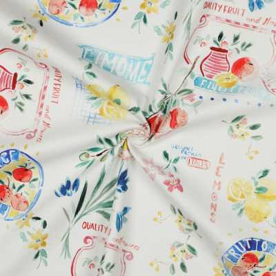 TISSUS TOILE CANVAS FRUITS