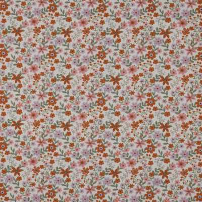 TISSUS COTON FLEURS GOTS