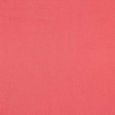 TISSUS DOUBLE GAZE CORAIL