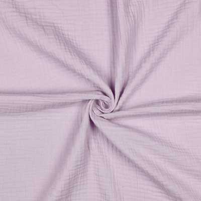 TISSUS DOUBLE GAZE LILAS